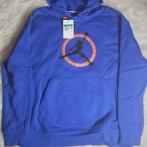 MEN'S NIKE JORDAN FLIGHT GRAPHIC FLEECE PULLOVER HOODIE SZ XL